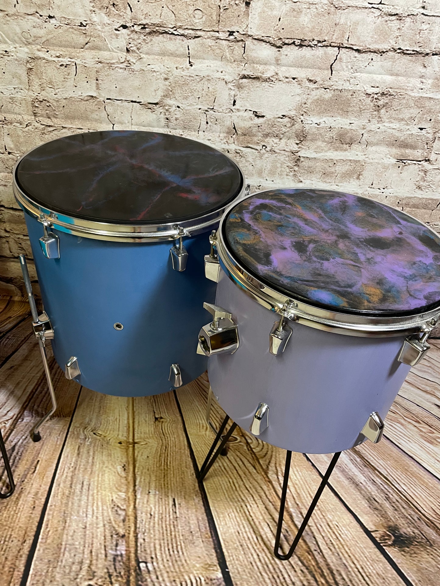 Drum resin side table GDHD21