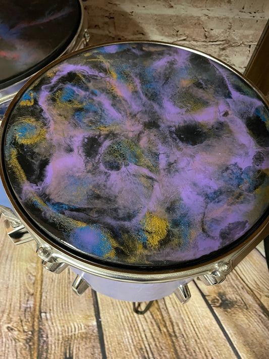 Drum resin side table GDHD21